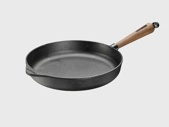 Skeppshult Deep pan 28 cm with Swedish beech wood handle High edge 55 cm 0285 T
