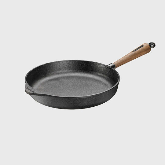 Skeppshult Deep pan 28 cm with Swedish beech wood handle High edge 55 cm 0285 T